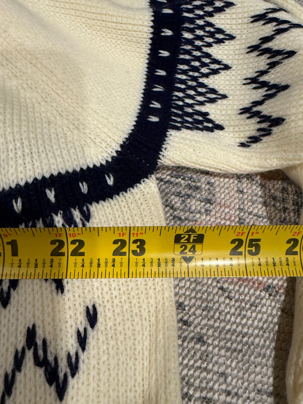 Vintage 70s JC Penney Pattern Knit Sweater (M)