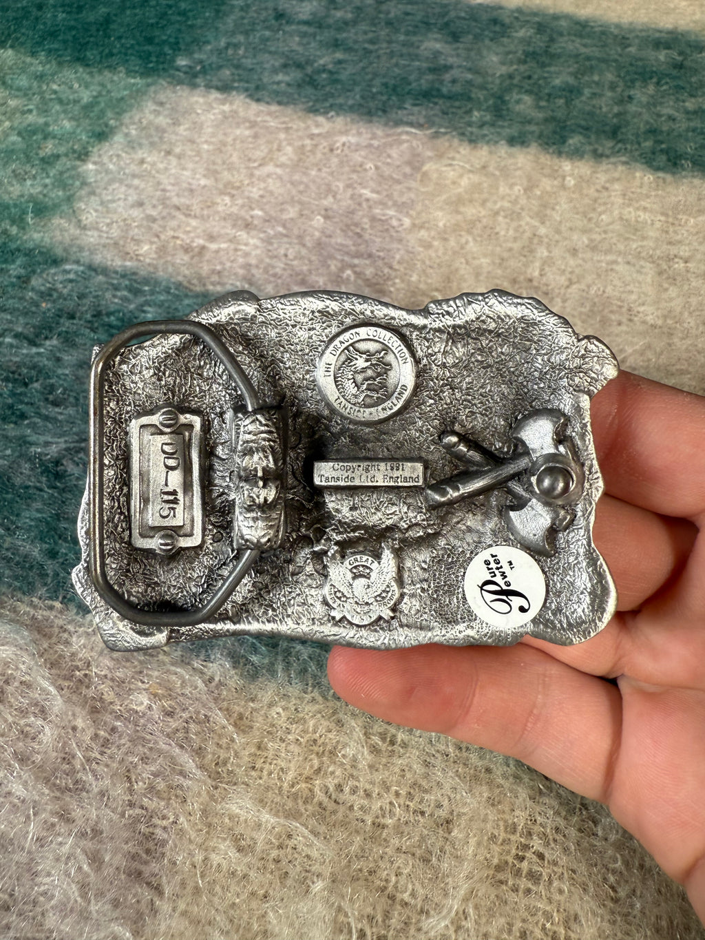 Vintage Valhalla Belt Buckle