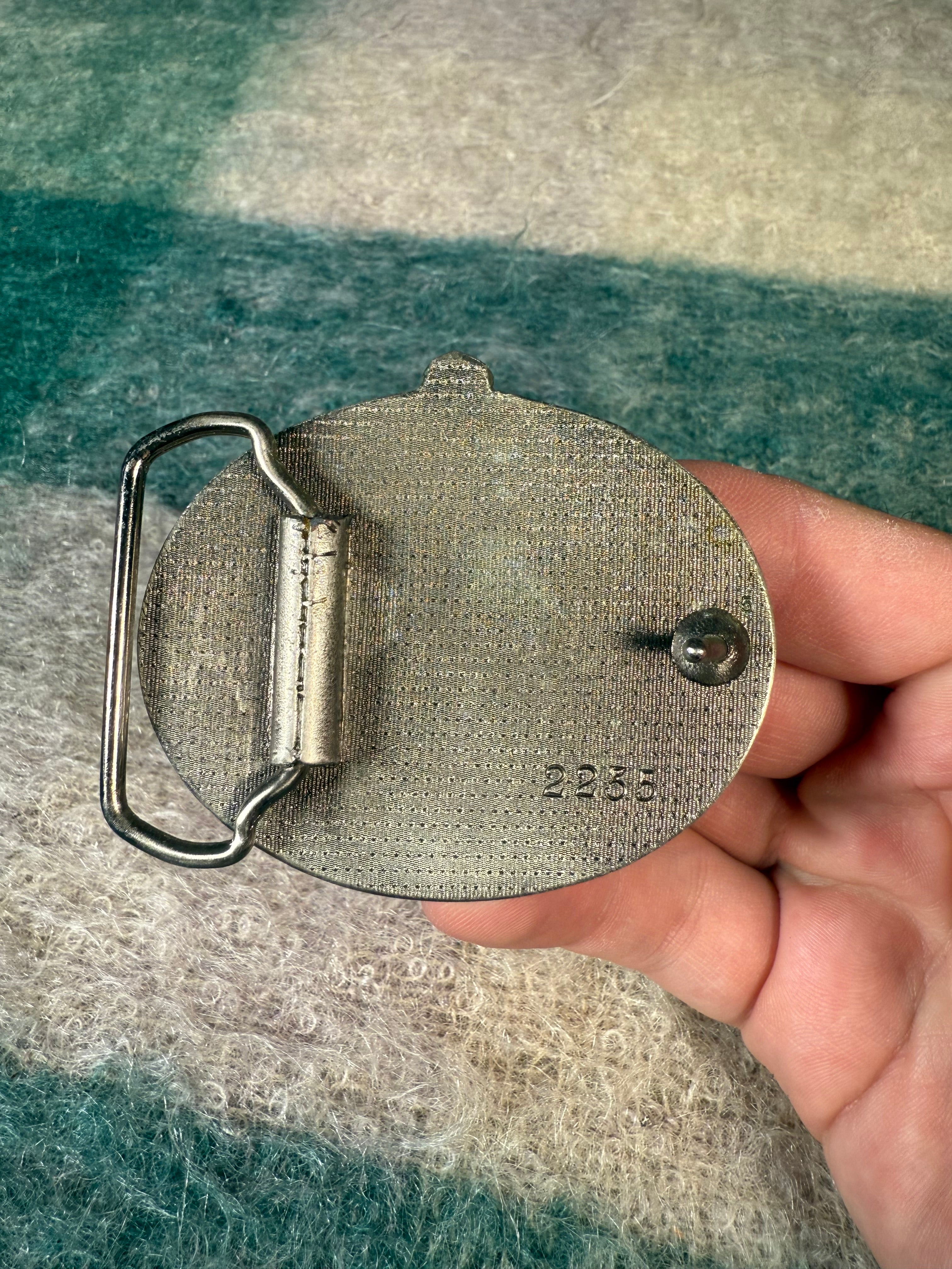 Vintage Strohs Beer Belt Buckle