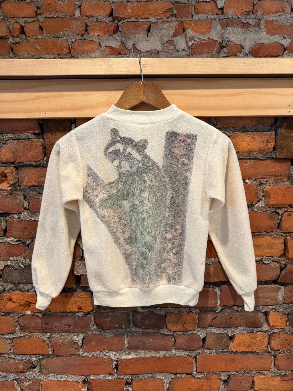 True Vintage Raccoon Youth Sweatshirt (Youth, See Measurements)