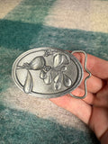 Vintage Silver Cactus Belt Buckle