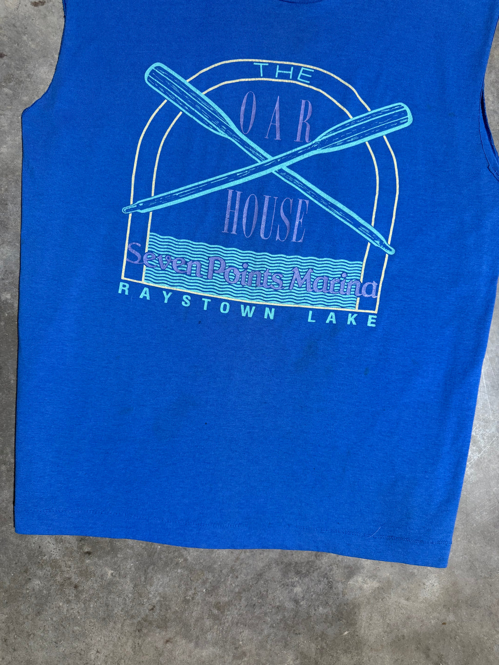 Vintage The Oar House Cutoff Tee (L)