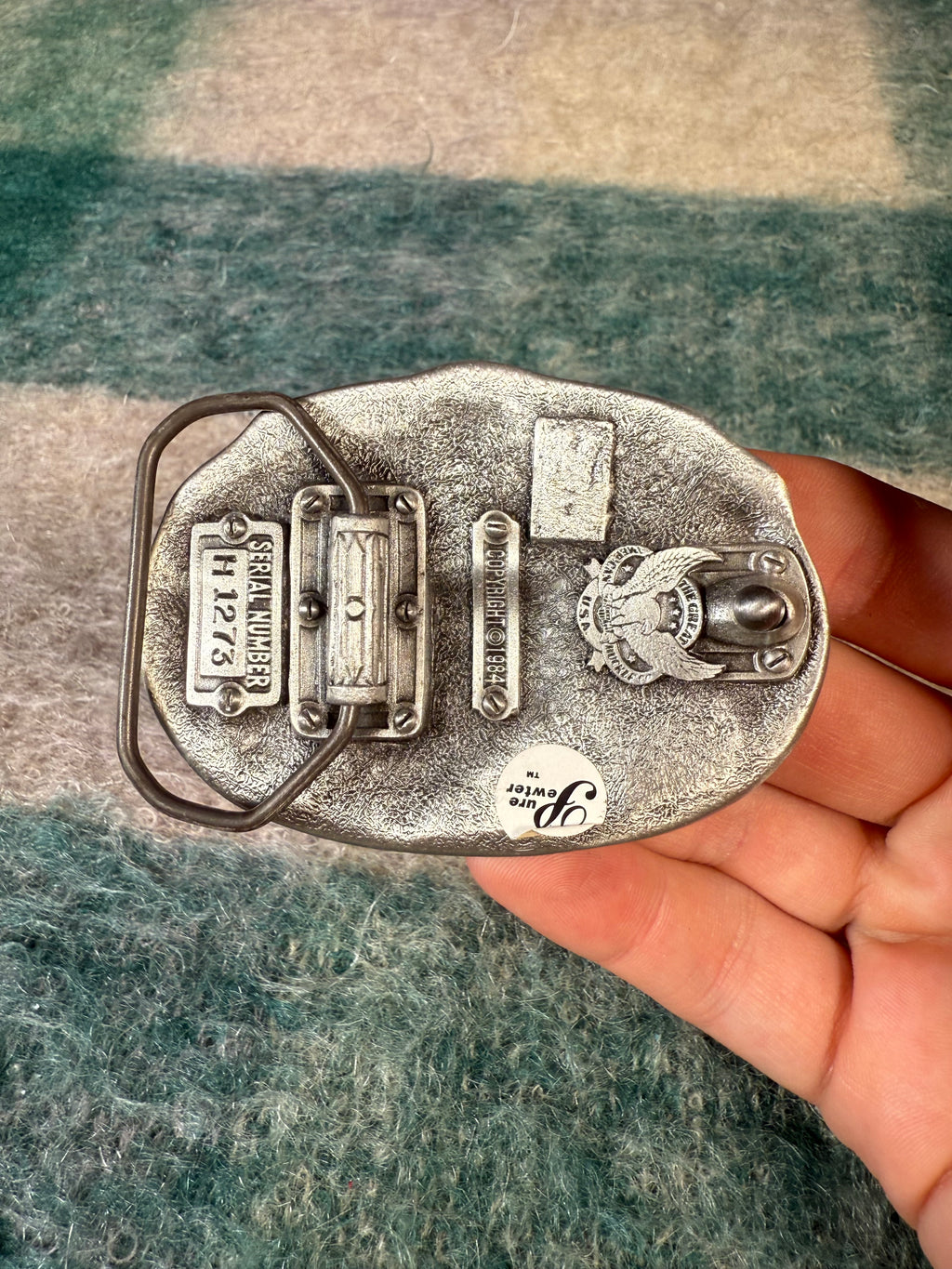 Vintage Las Vegas Slot Machine Belt Buckle