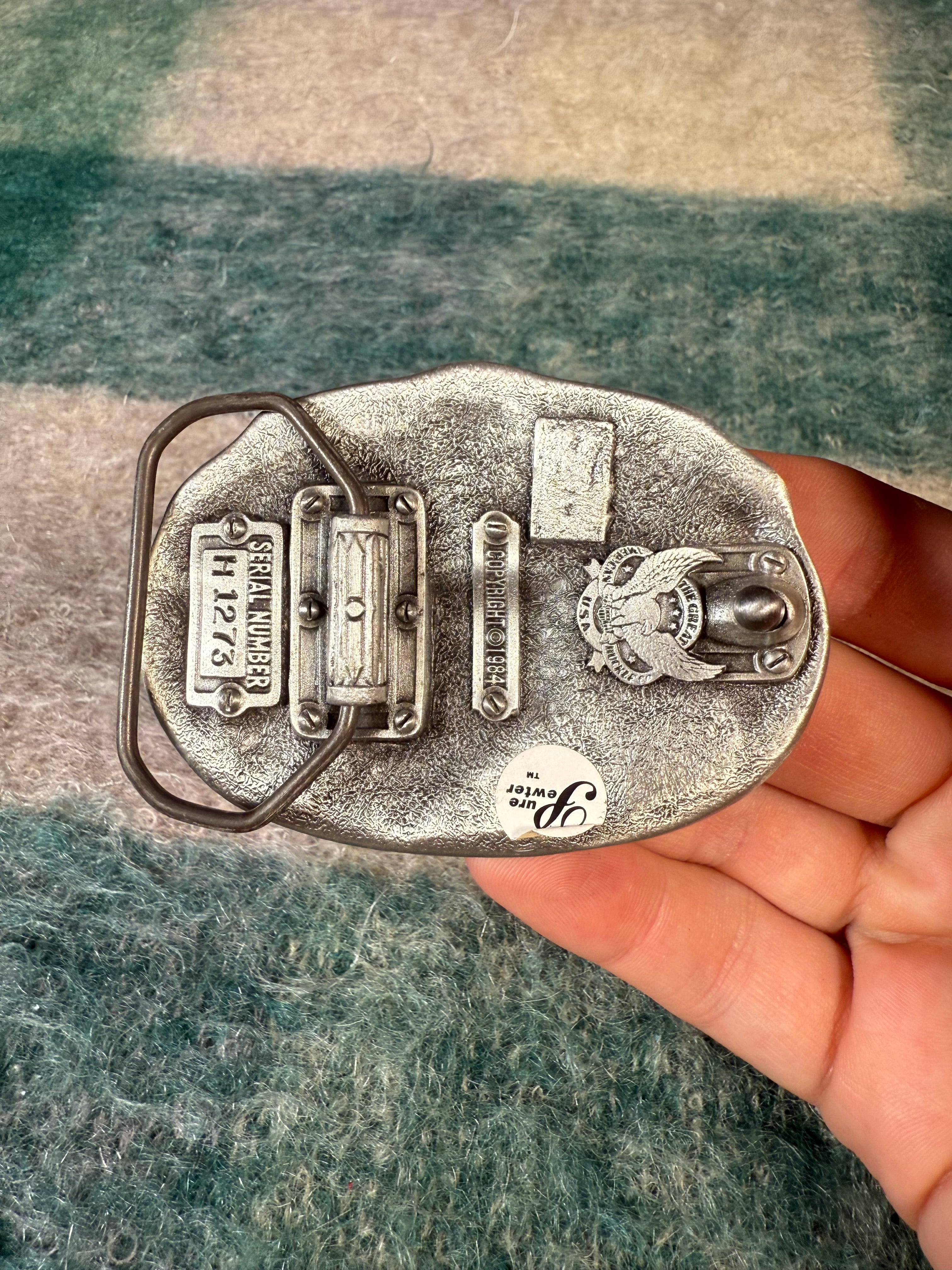 Vintage Las Vegas Slot Machine Belt Buckle