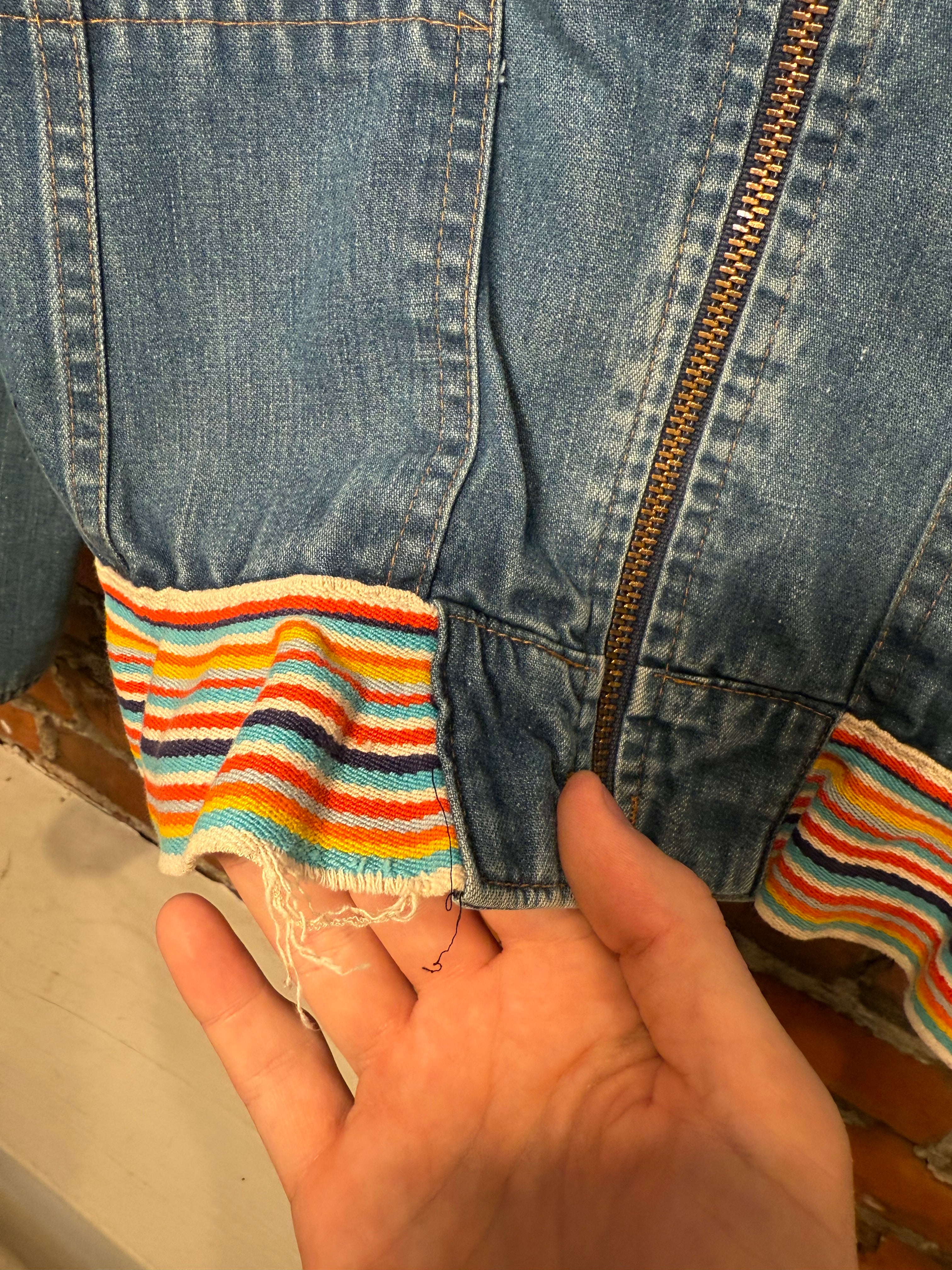 Vintage 70s Levi’s Orange Tab Western Stitched Jean Jacket (WS)(Flaw)