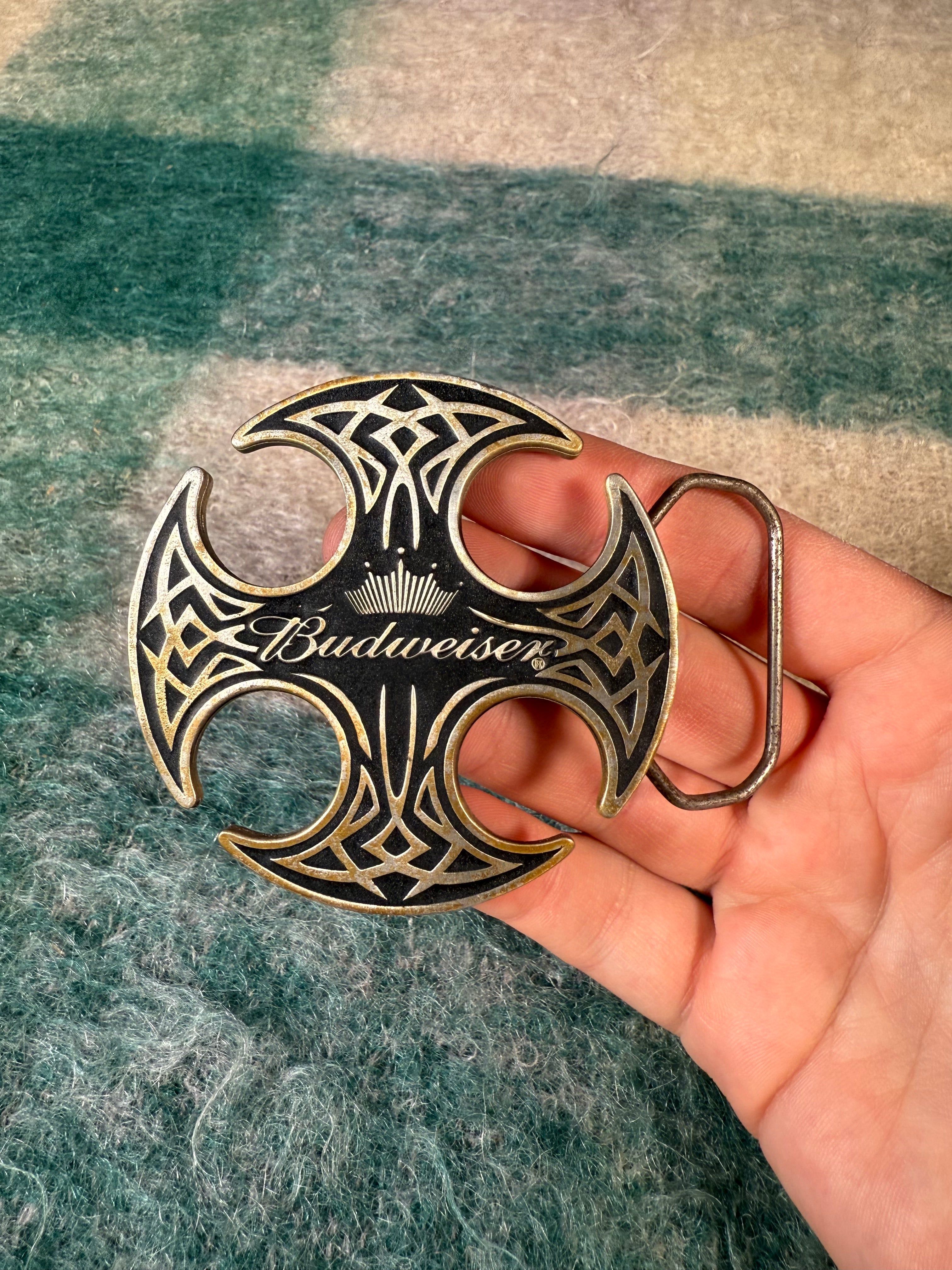2006 Budweiser Iron Cross Belt Buckle