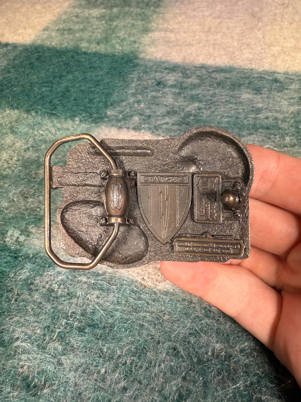 Vintage San Diego Chargers Belt Buckle
