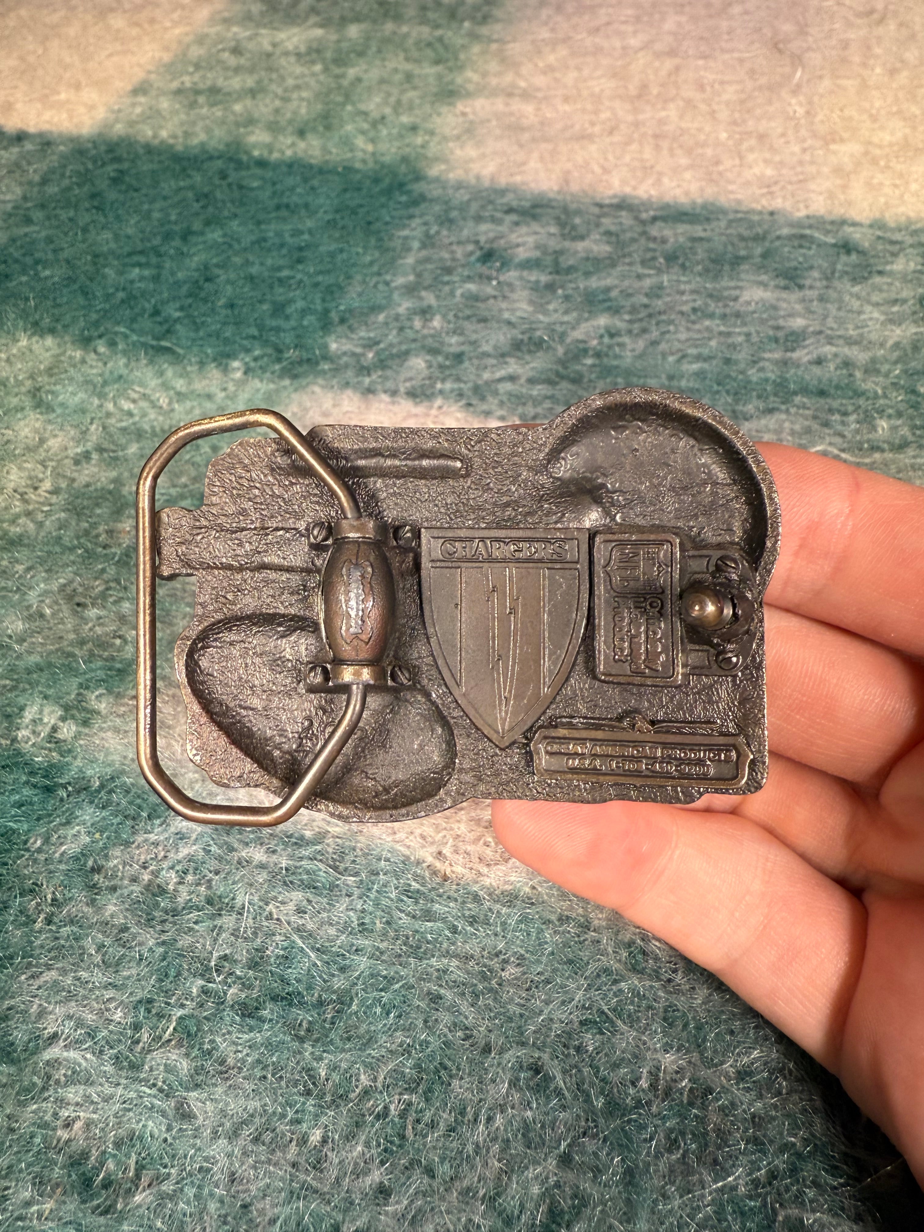 Vintage San Diego Chargers Belt Buckle