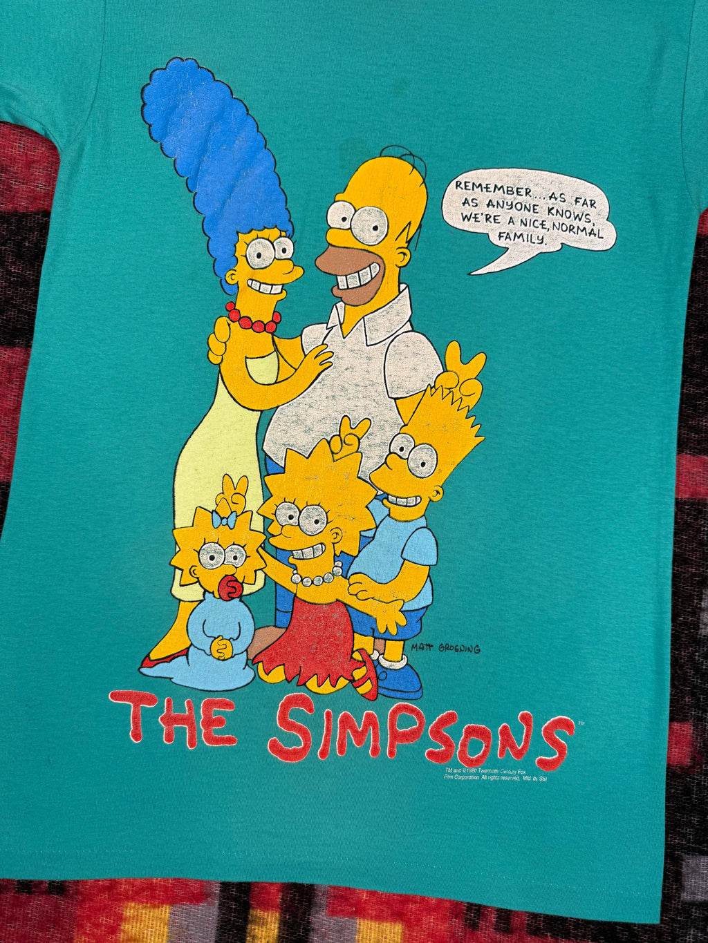 Vintage 1990 The Simpsons Tee (S)