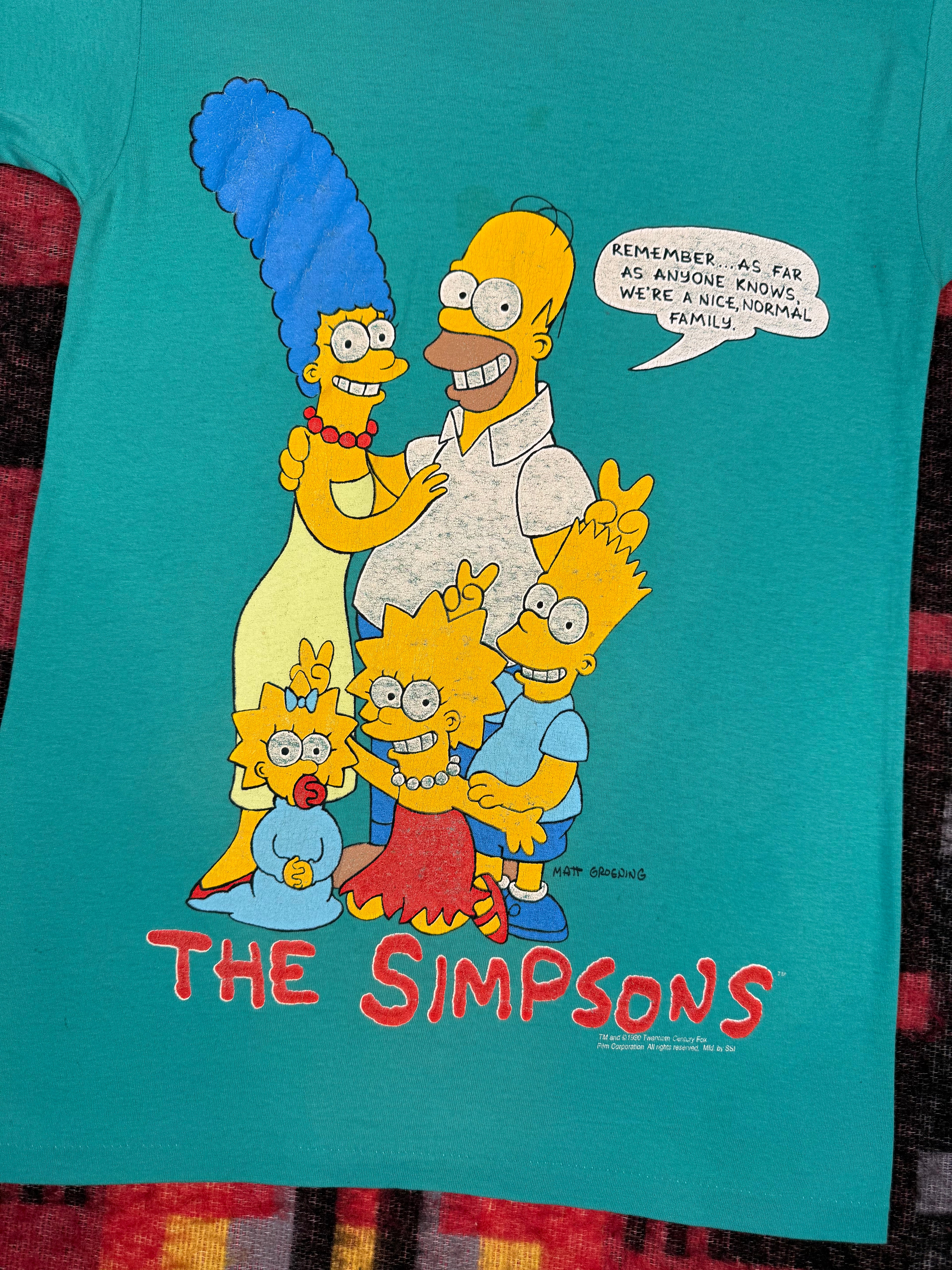 Vintage 1990 The Simpsons Tee (S)