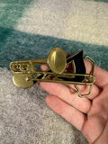 Vintage 3D Trombone Belt Buckle