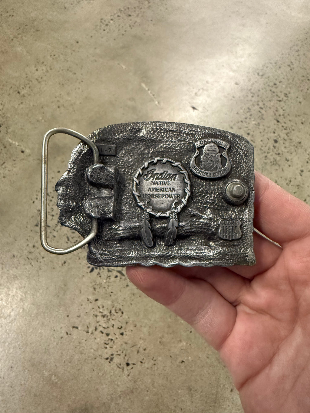Vintage Indian Motorcycles Belt Buckle