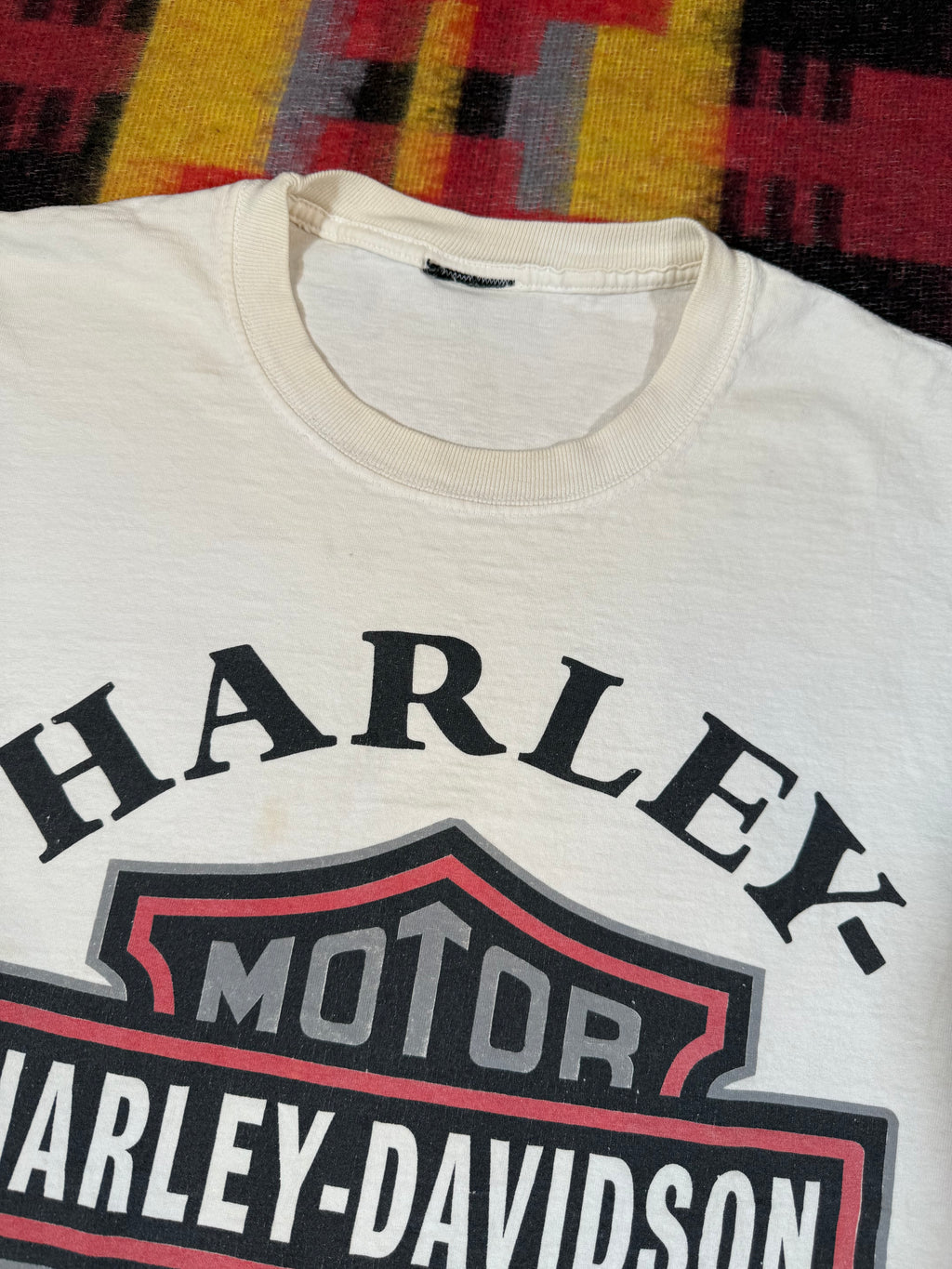 Vintage Distressed 1998 Harley Davidson Logo Tee (2XL)