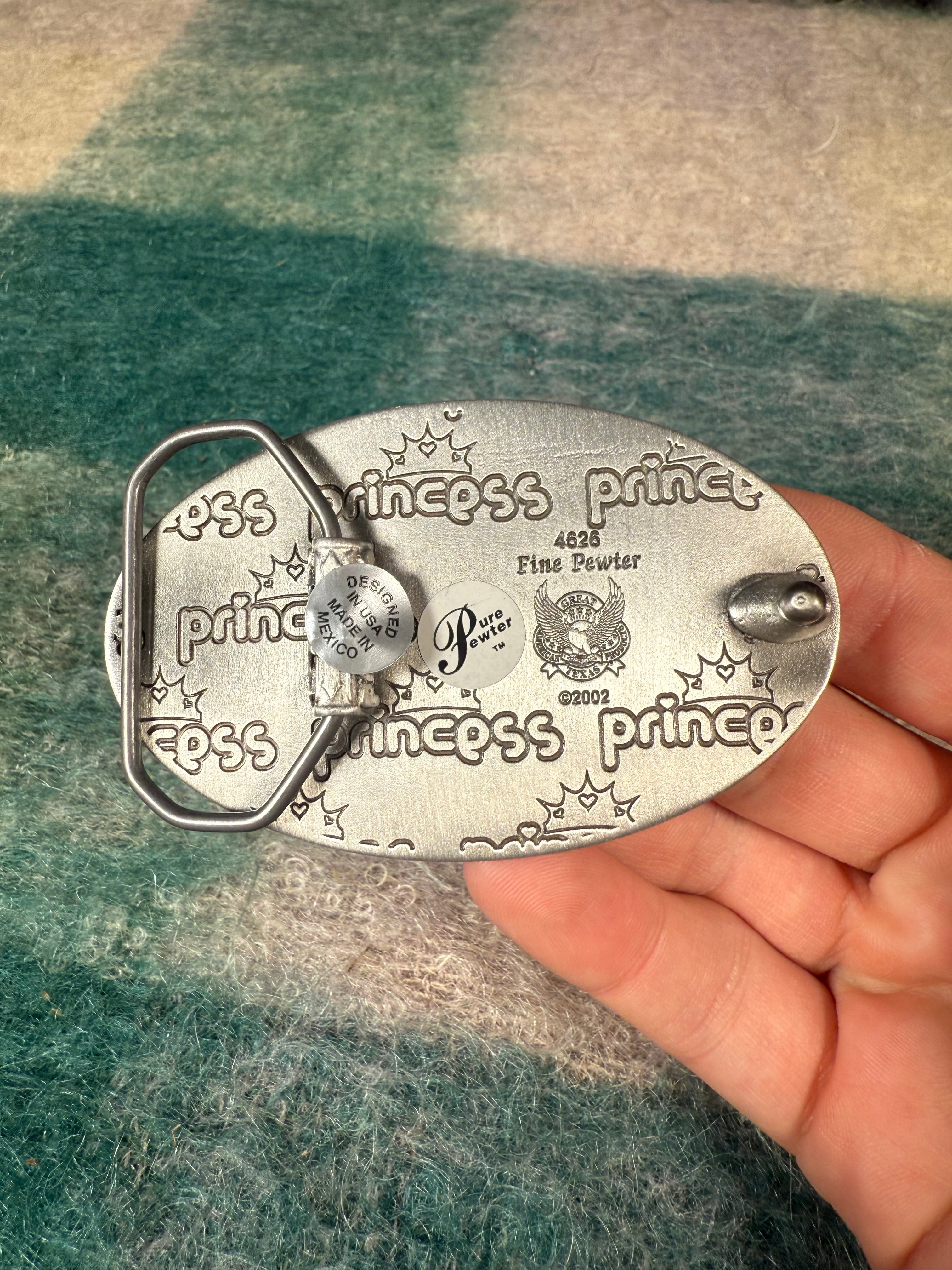 Vintage 2002 Princess Belt Buckle