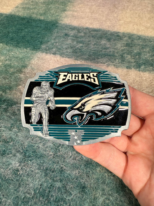 2000s Philadelphia Eagles Football Player Belt Buckle