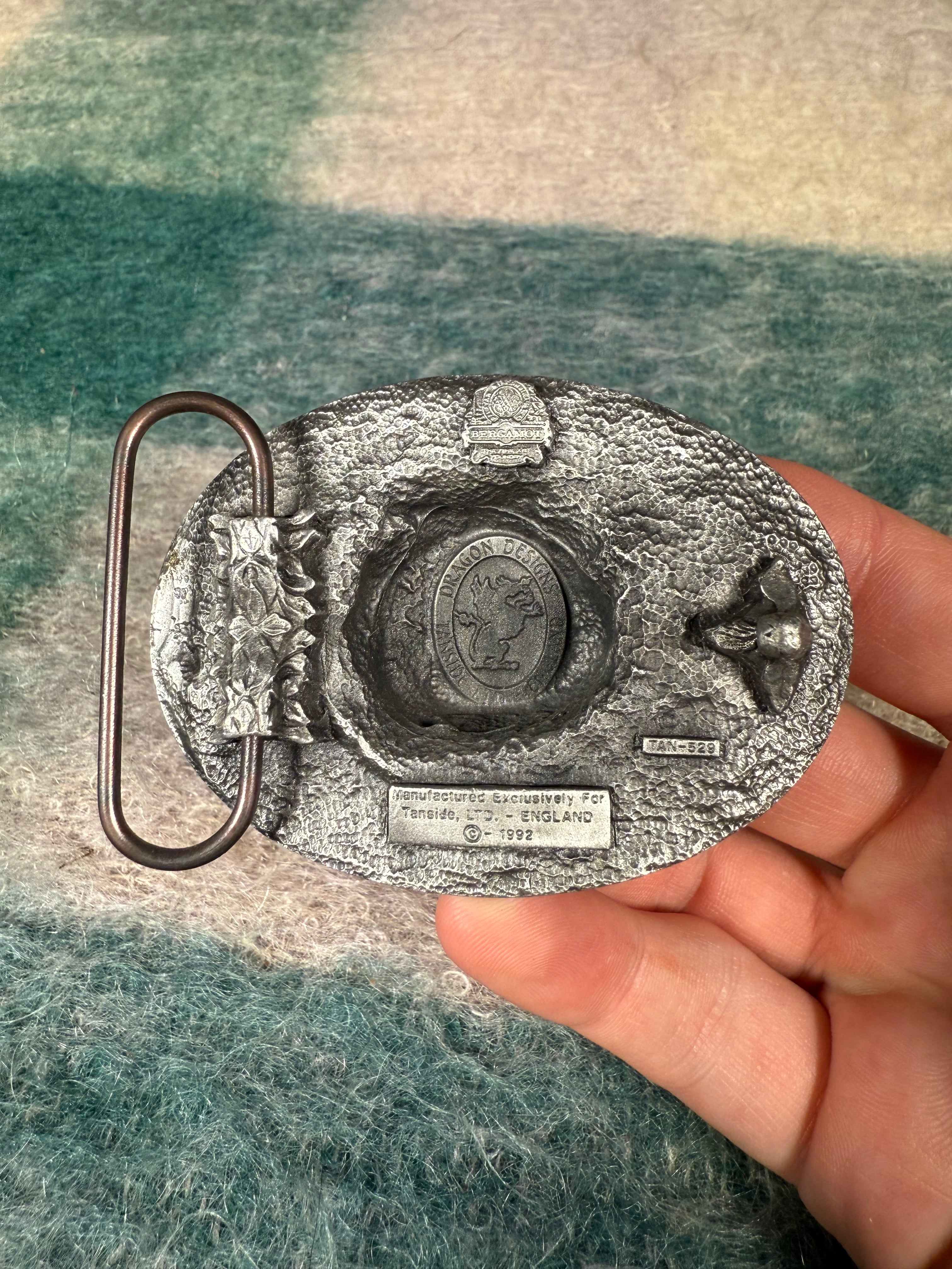 Vintage British Bull Dog Belt Buckle