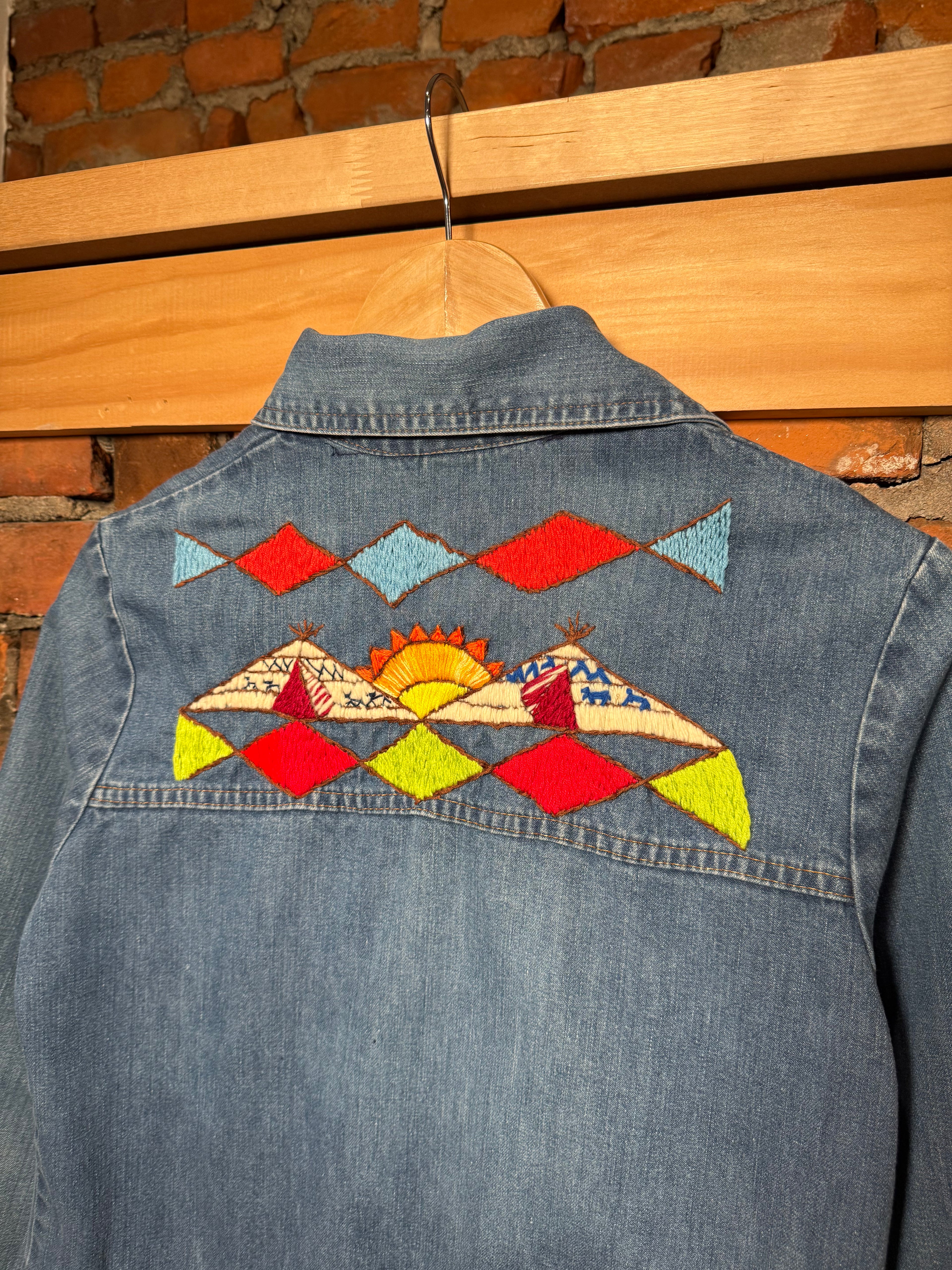 Vintage 70s Levi’s Orange Tab Western Stitched Jean Jacket (WS)(Flaw)
