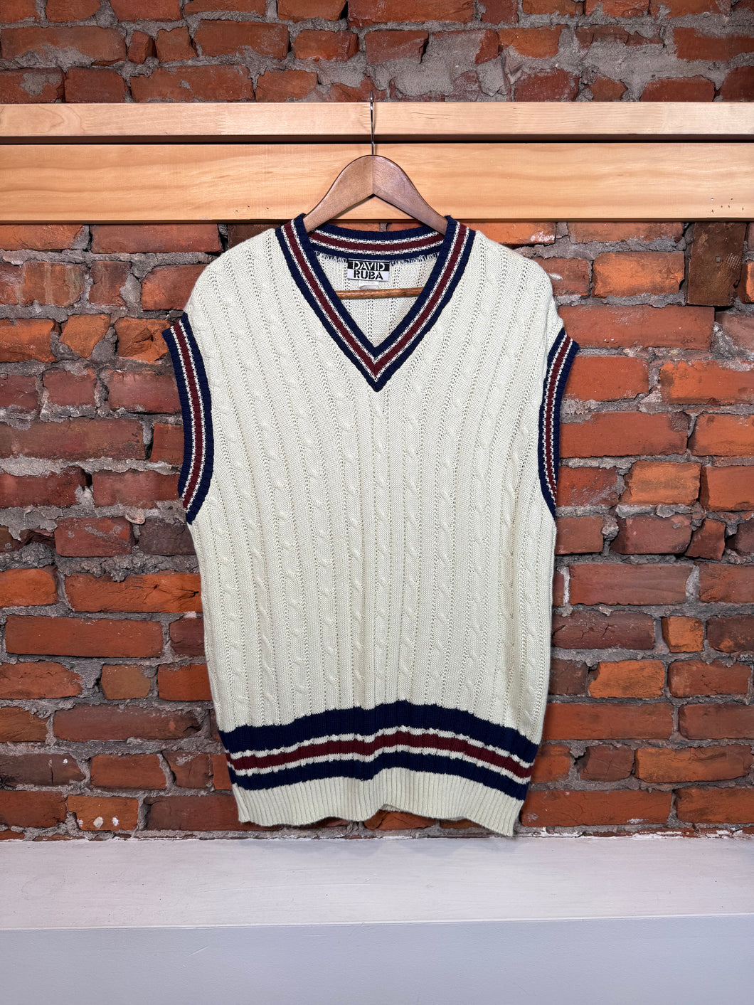 Y2K David Ruba Sweater Vest (XL)
