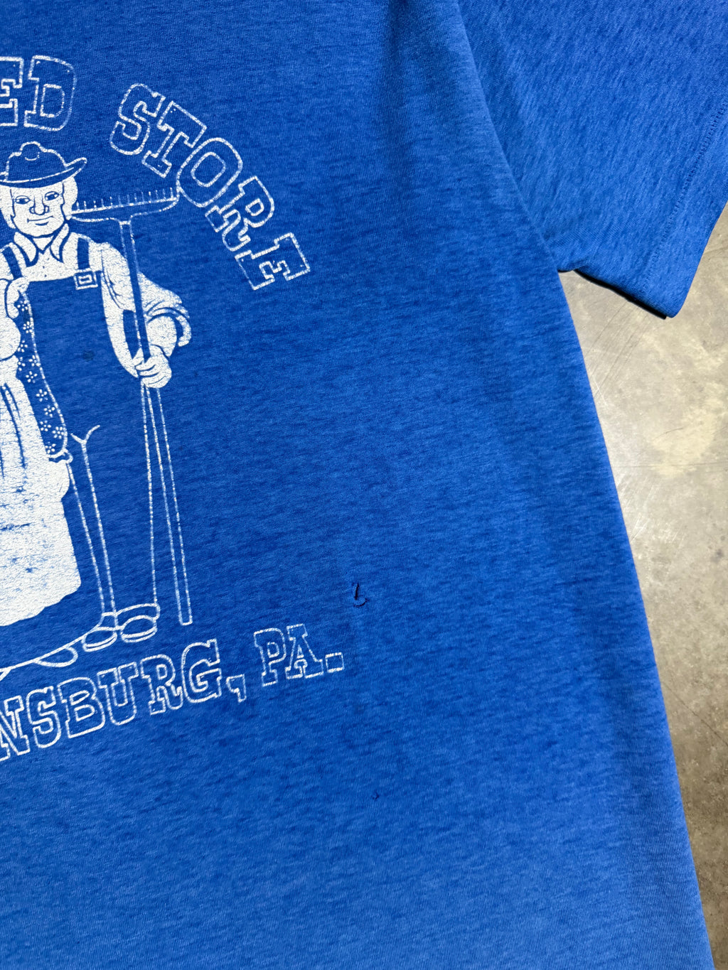 Vintage 80s Overs Feed Store T-Shirt (XL)
