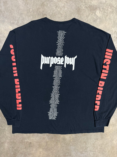 Justin Bieber Purpose Tour Longsleeve (2XL)