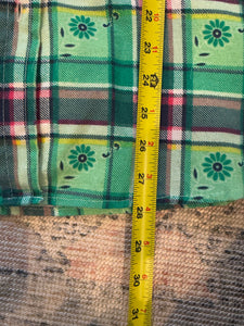 Vintage American Sweetheart Green Flannel Shirt (WL)