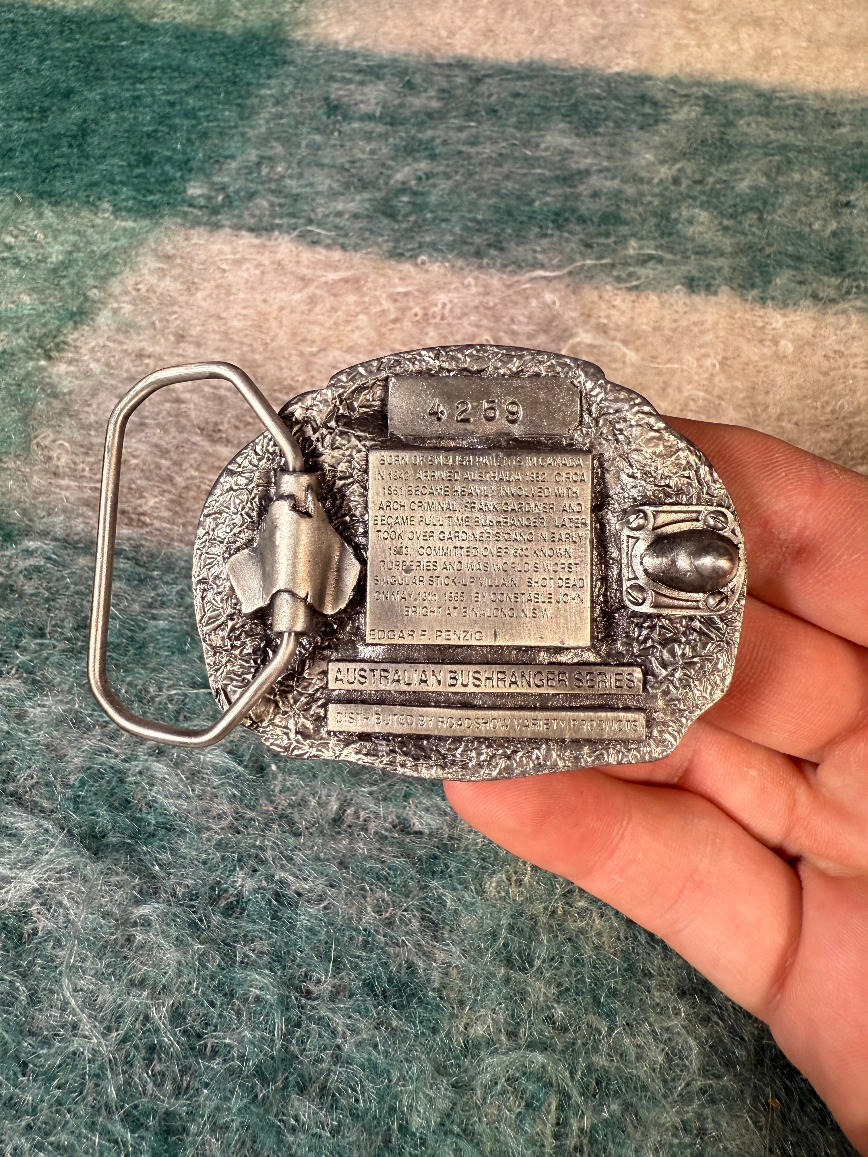 Vintage John Gilbert Colt Revolver Belt Buckle