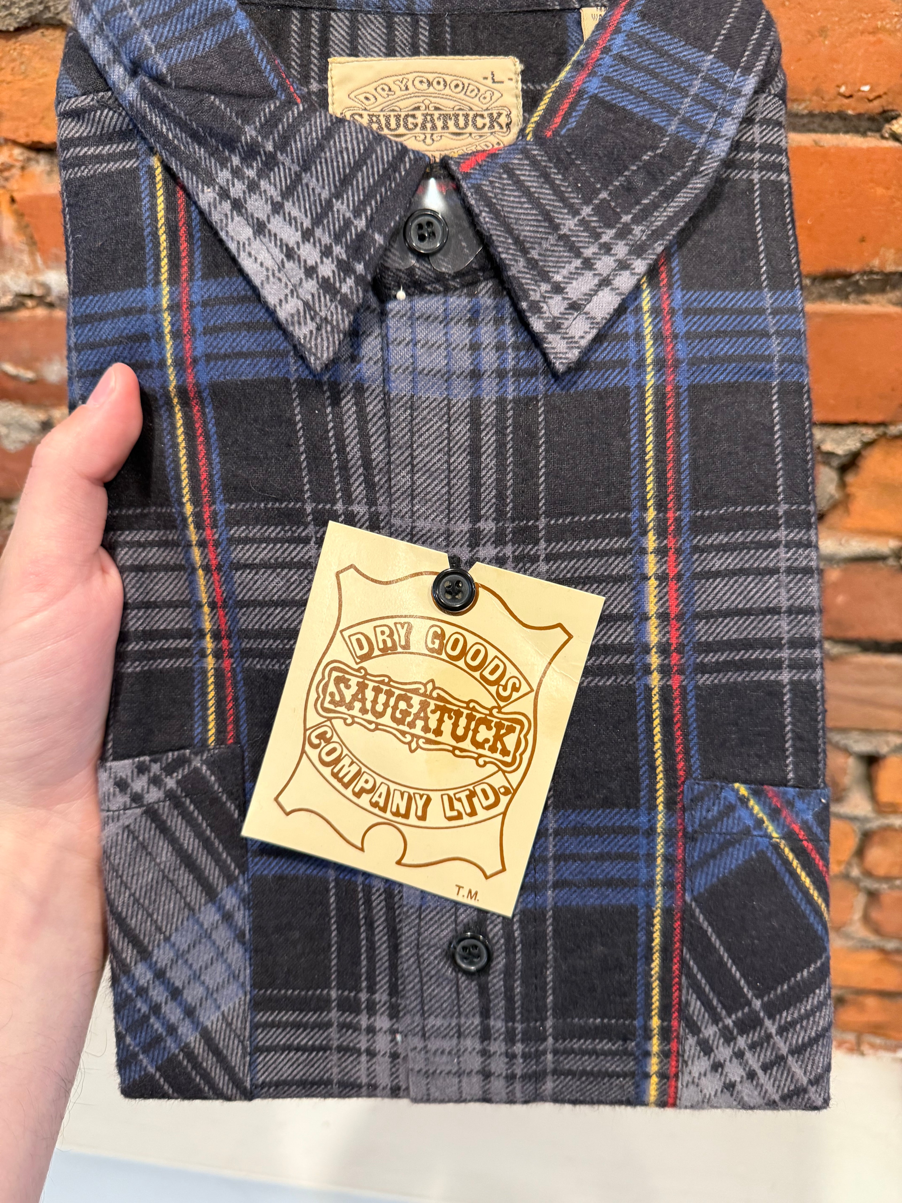 Vintage Saugatuck Unworn Flannel Shirt (L)