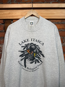 Vintage Lake Itasca Mock Neck Shirt (L)