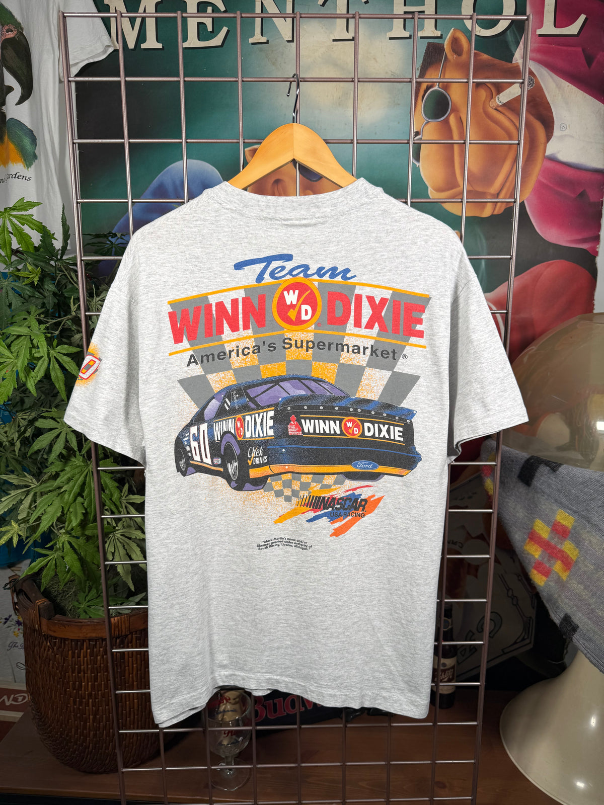 Vintage Team Winn Dixie Nascar Double Sided Shirt (L)