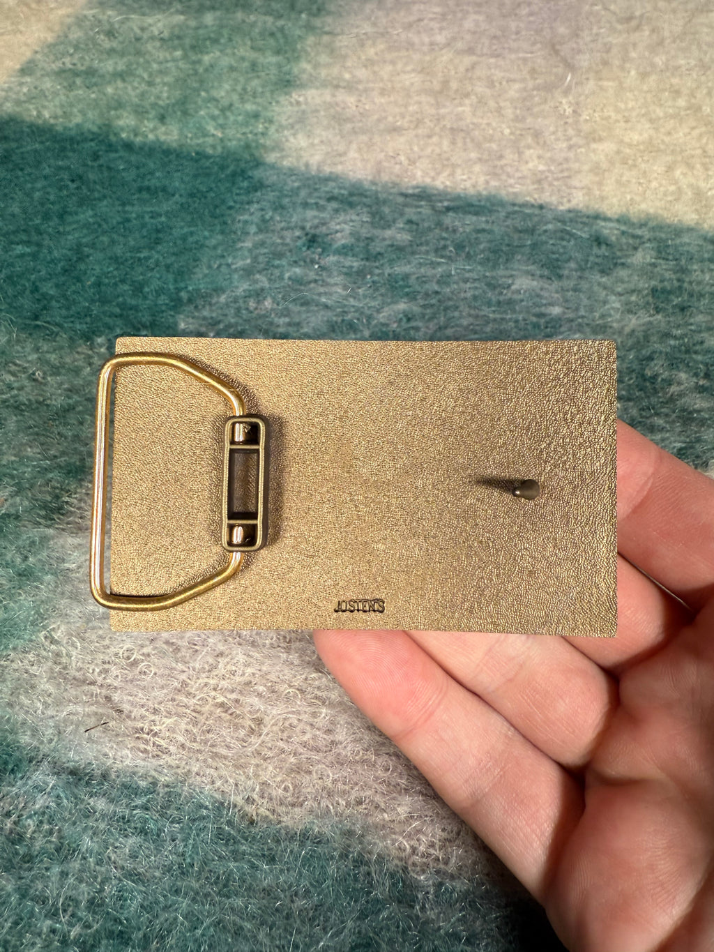 Vintage Customer Satisfaction Belt Buckle
