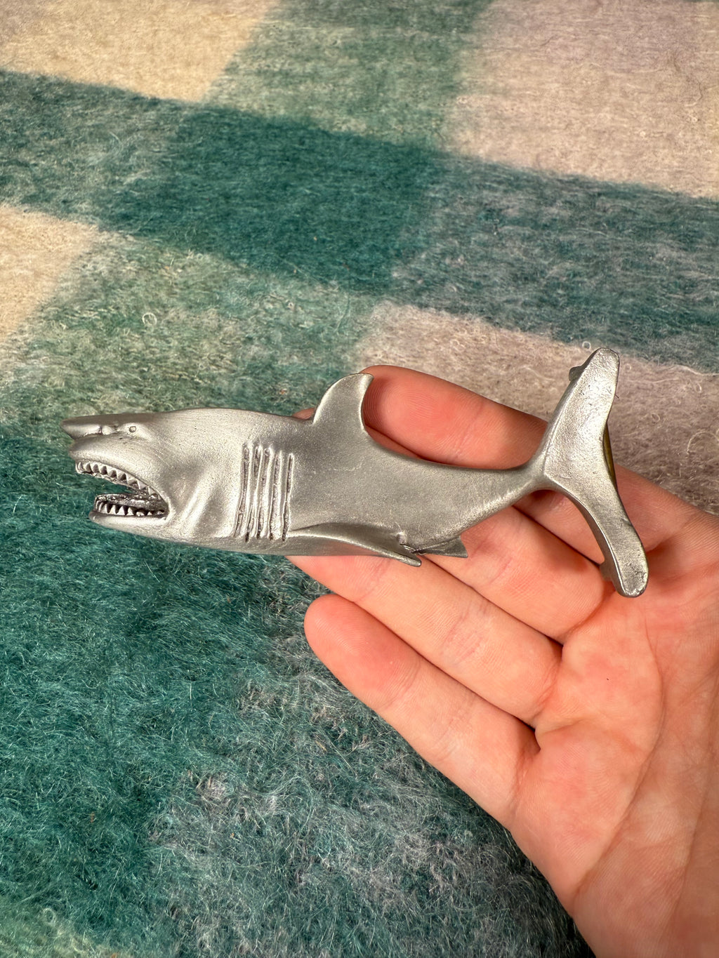 Vintage 3D Shark Belt Buckle