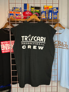 2000s Triscari Production Crew Cutoff Shirt (XL)