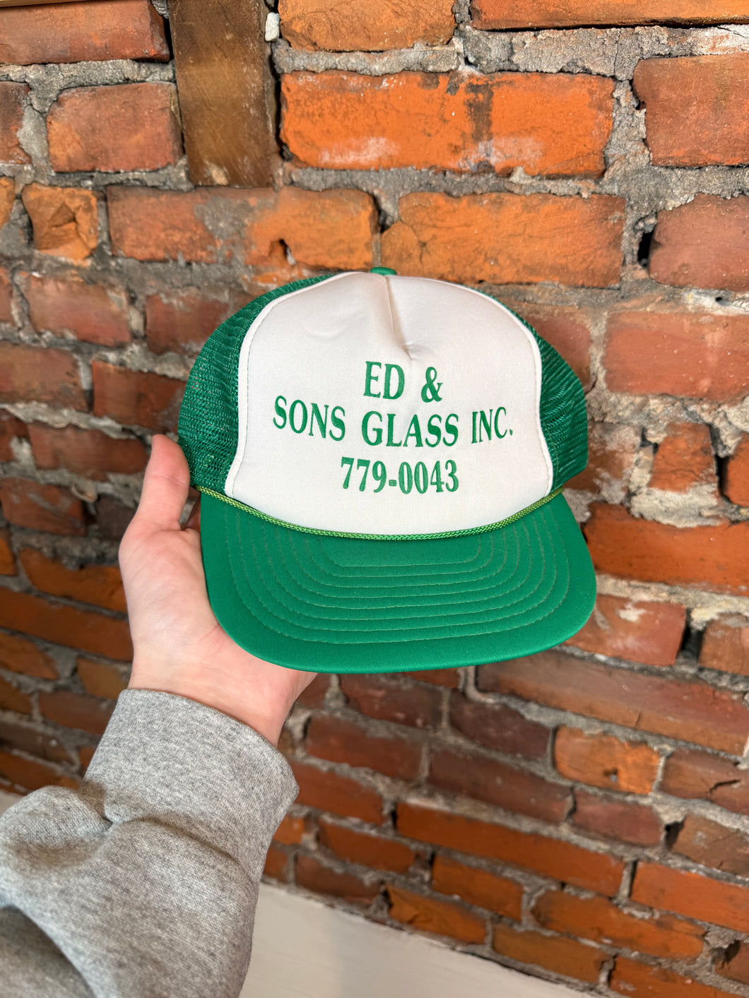 Vintage Glass Trucker Hat
