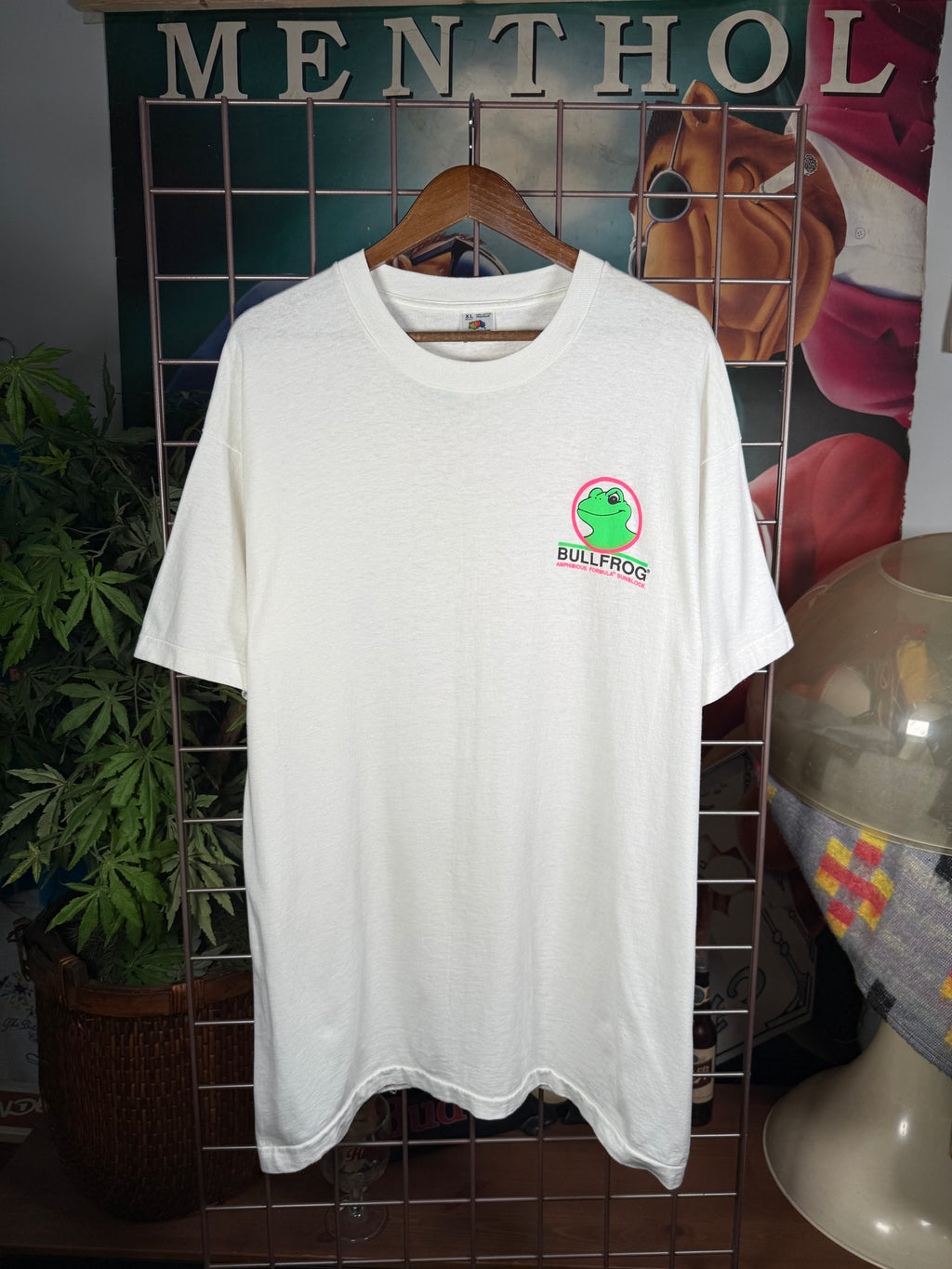 Vintage Early 90s Bull Frog Sunblock T-Shirt (XL)