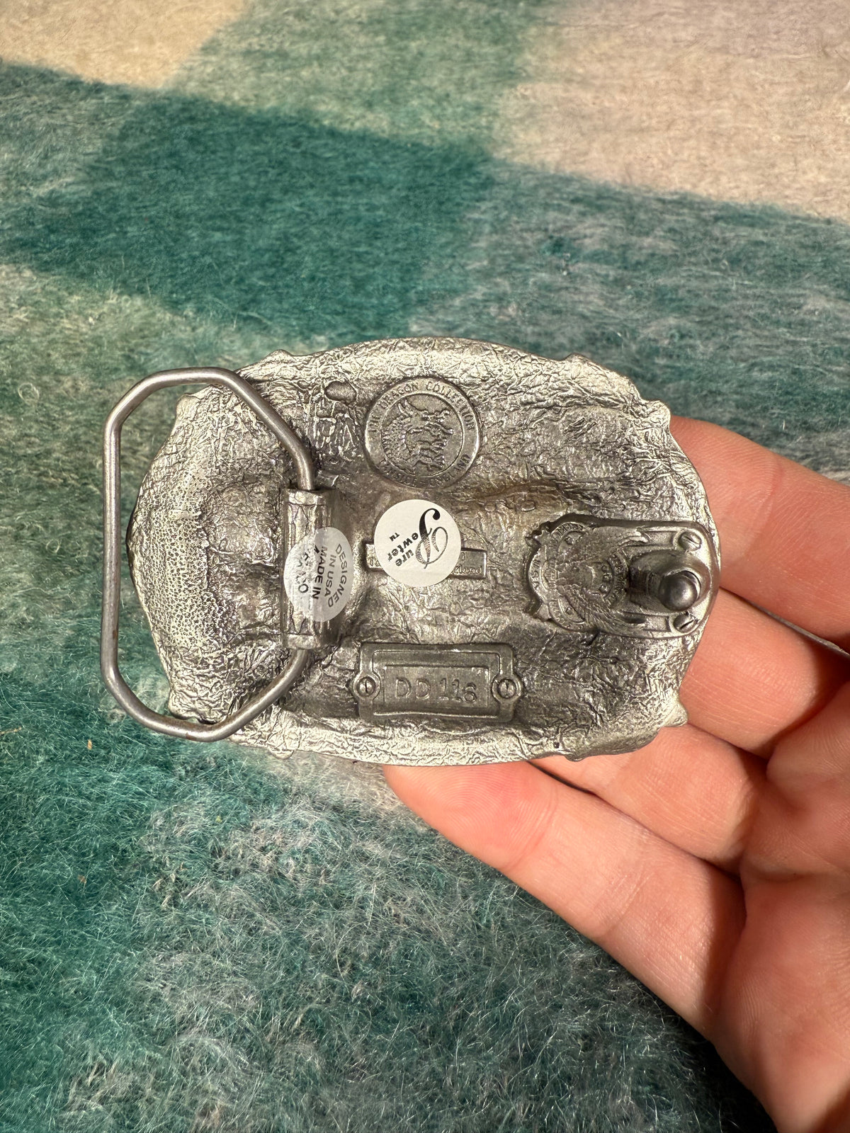 Vintage British By Birth English By The Grace of God Belt Buckle