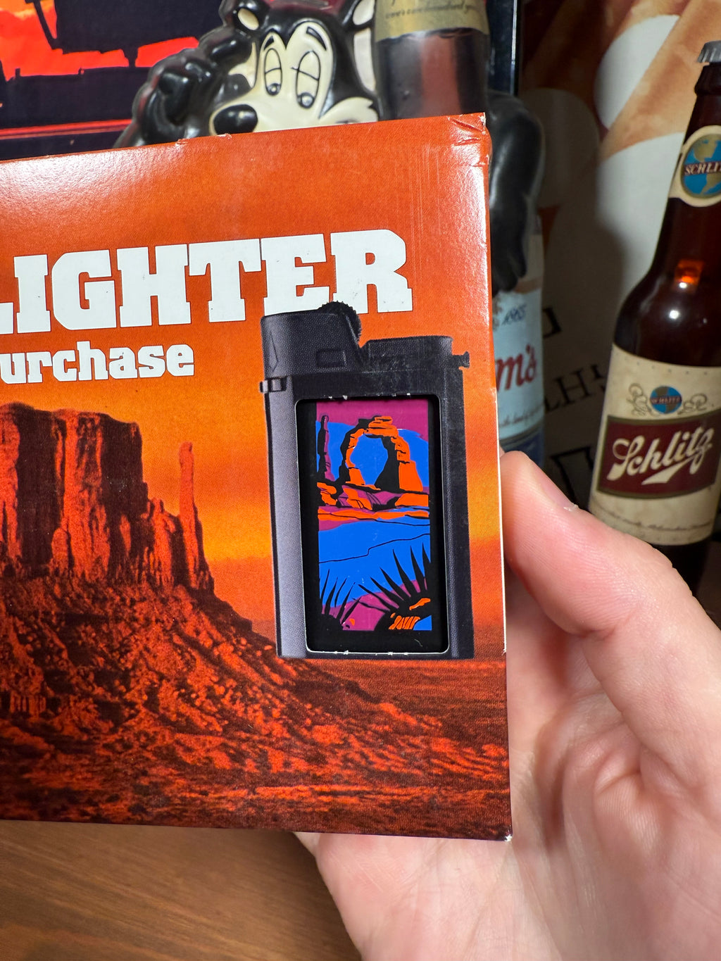 Vintage 1996 Marlboro Desert Unopened Lighter