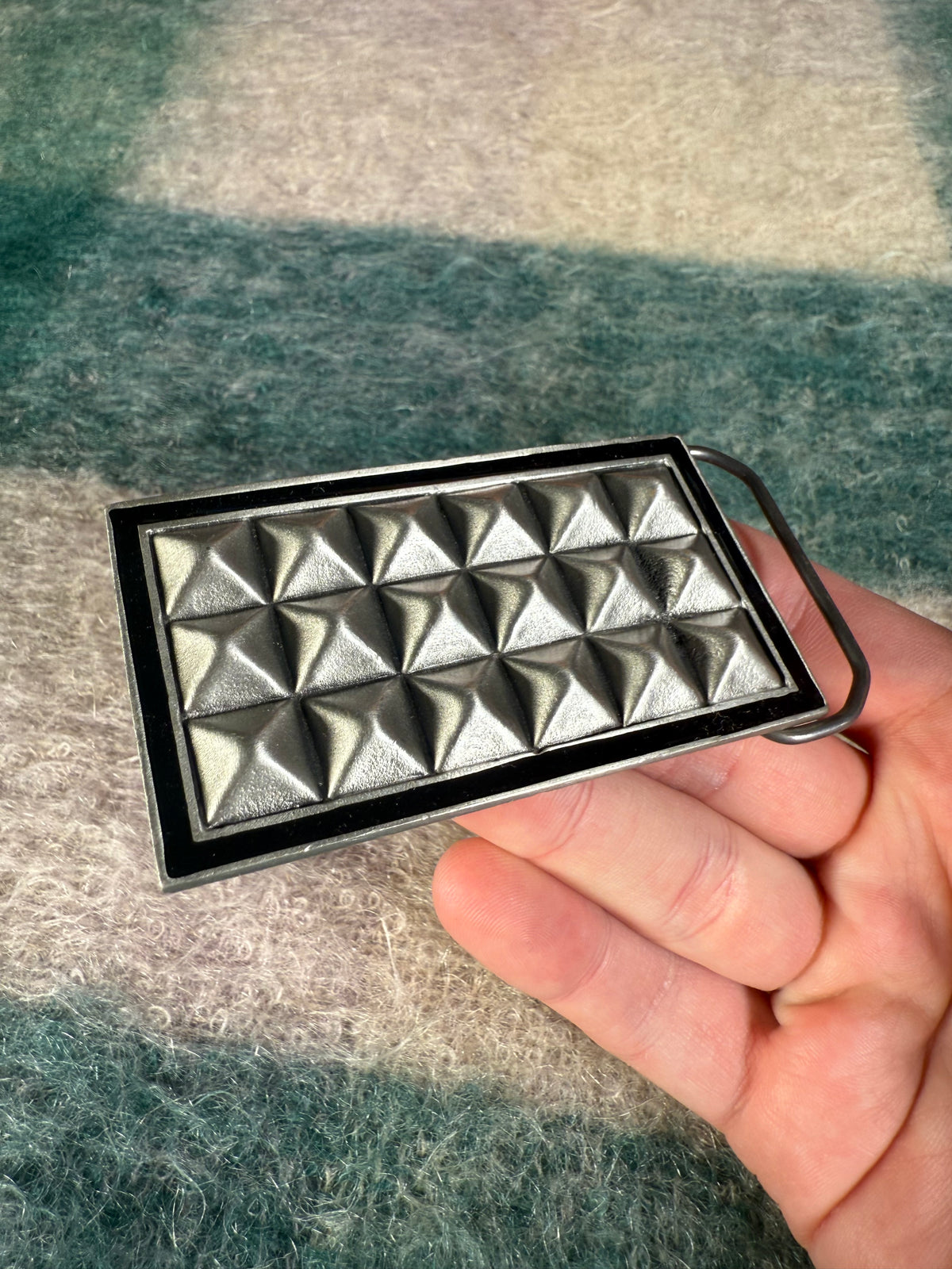 Vintage 2000s Triangle Studs Belt Buckle