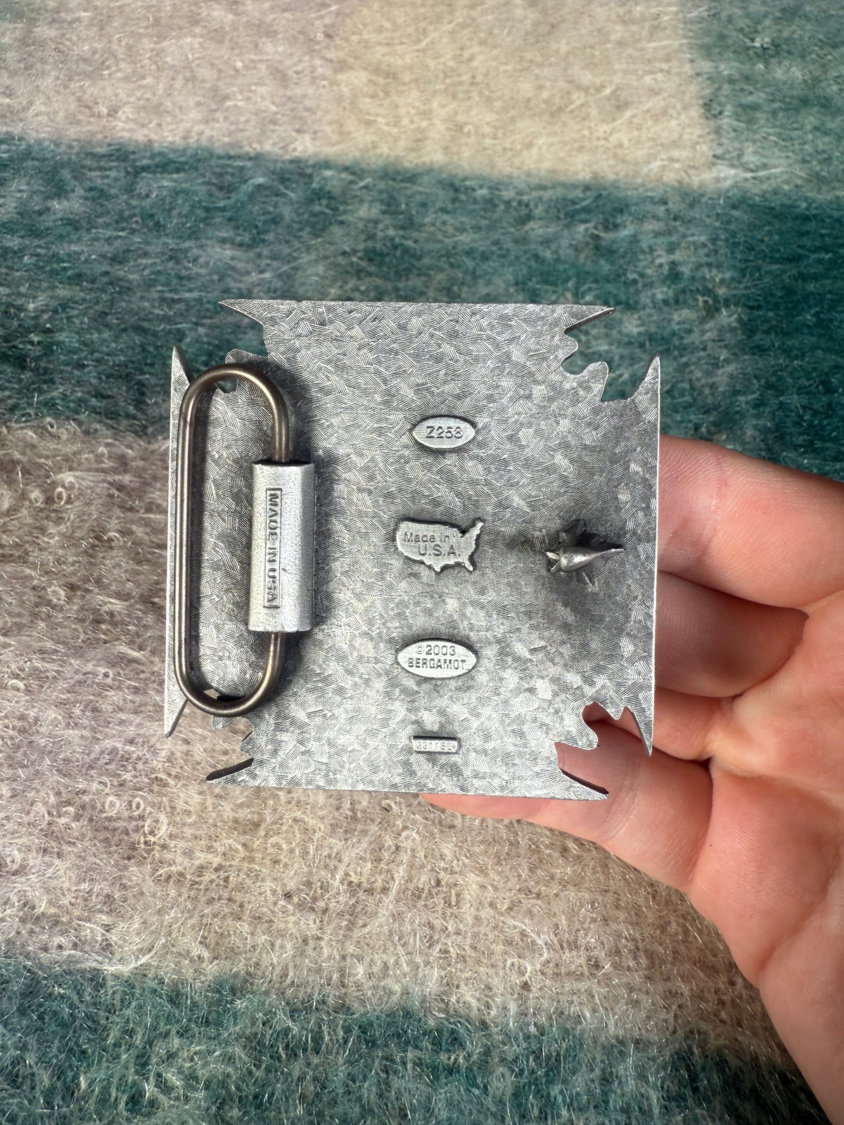 Vintage 2000s Flaming Choppers Belt Buckle
