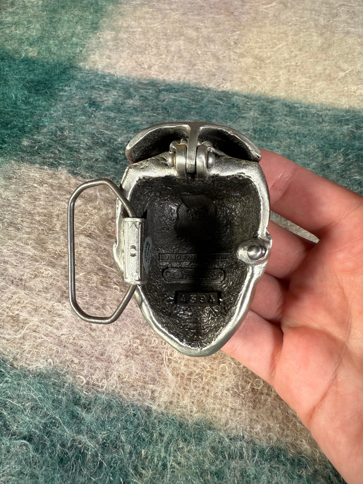 Vintage Zombie Brain Moving Belt Buckle