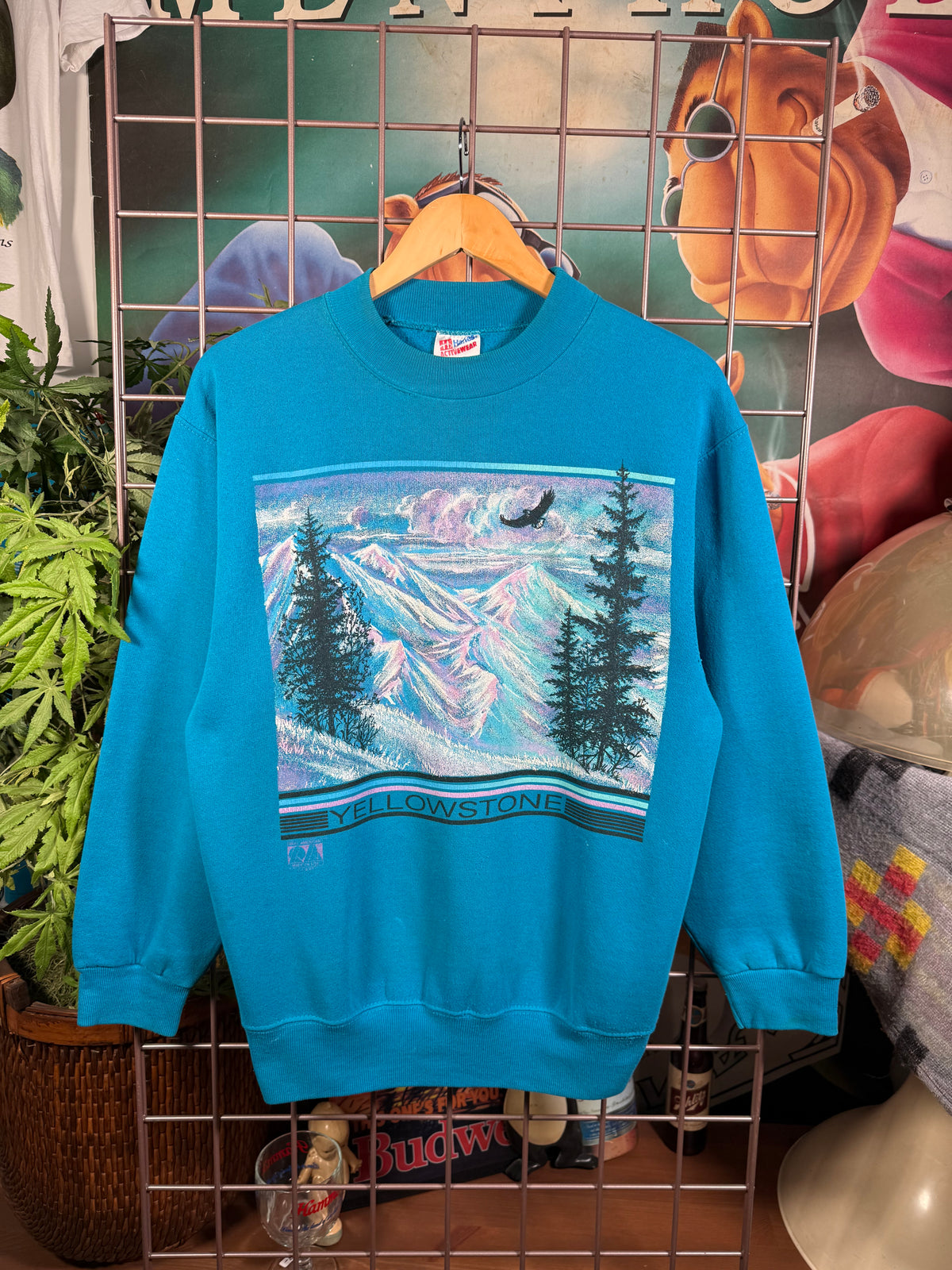 Vintage 90s Yellowstone National Park Sweatshirt(M)