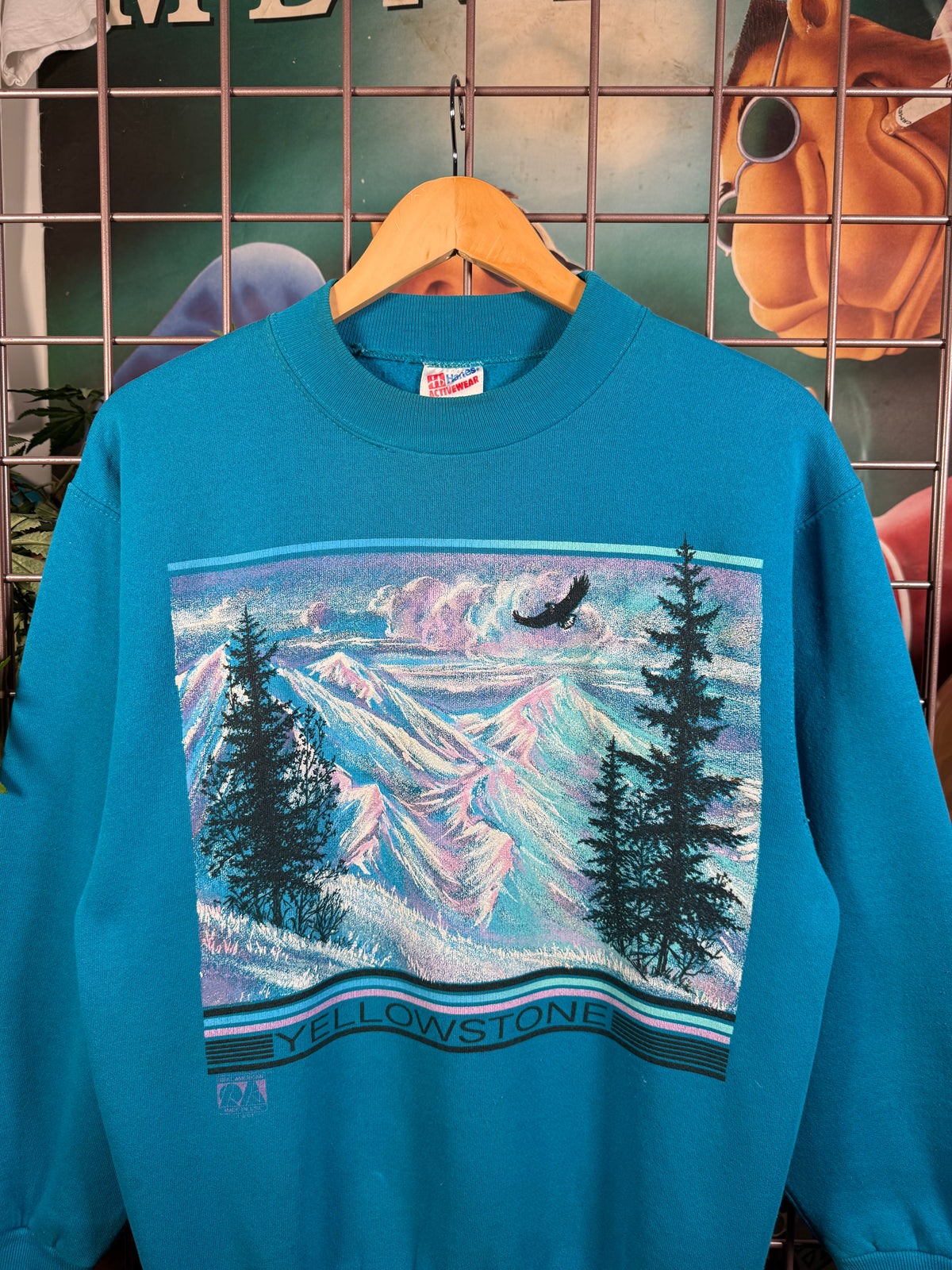 Vintage 90s Yellowstone National Park Sweatshirt(M)