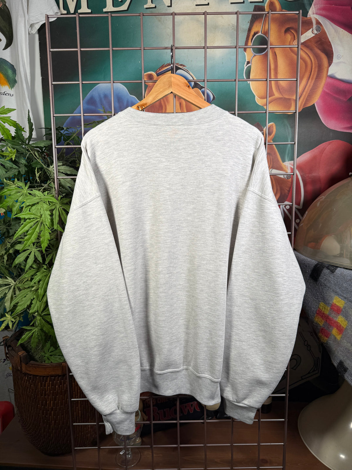 Vintage Native Raven Totem Pole Crewneck Sweatshirt (XL)