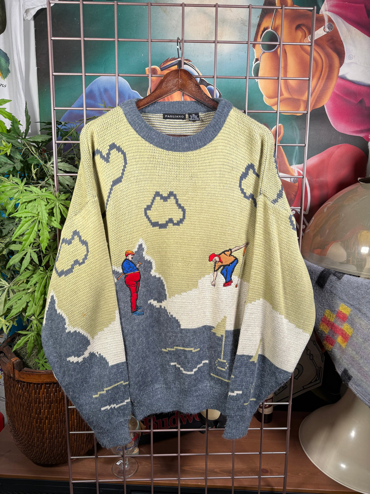 Vintage Pagliano Knit Golfer Sweater(XL)