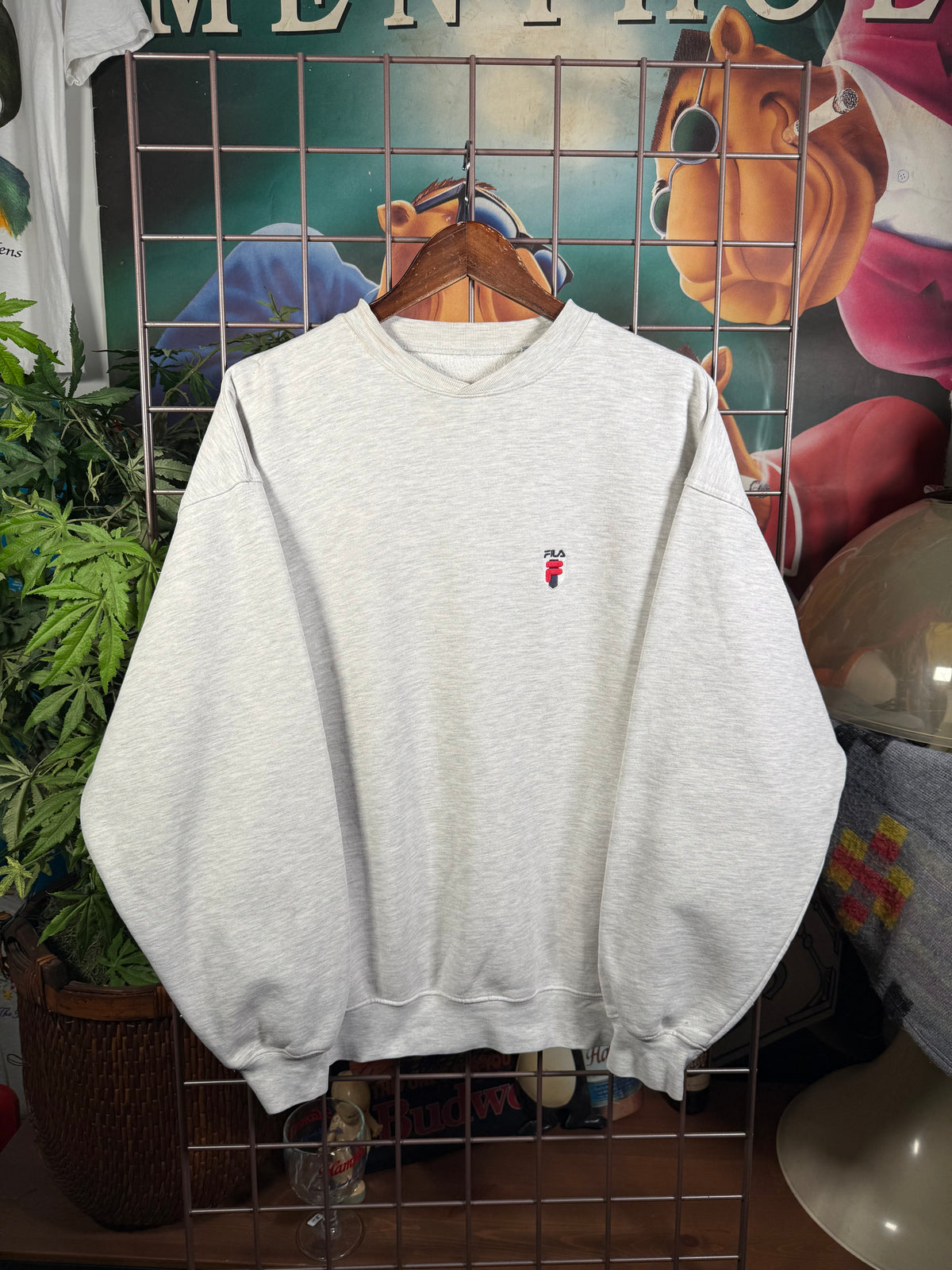 Vintage Fila Heavyweight Crewneck Sweatshirt(L)