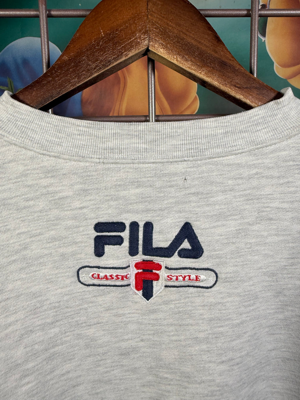 Vintage Fila Heavyweight Crewneck Sweatshirt(L)