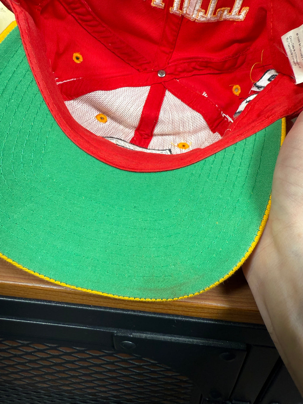 Vintage McDonalds Racing Team Nascar Snapback Hat