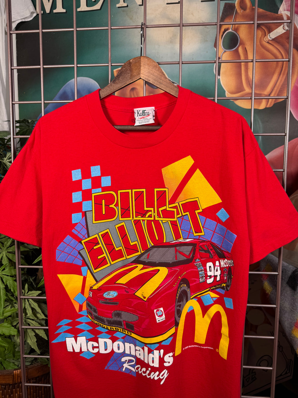 Vintage 1995 McDonalds Racing Team Nascar T-Shirt (L)