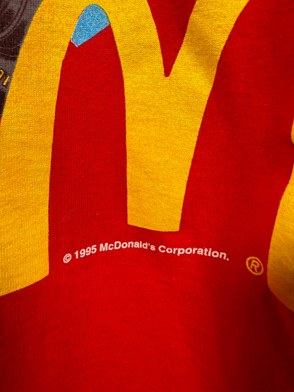 Vintage 1995 McDonalds Racing Team Nascar T-Shirt (L)