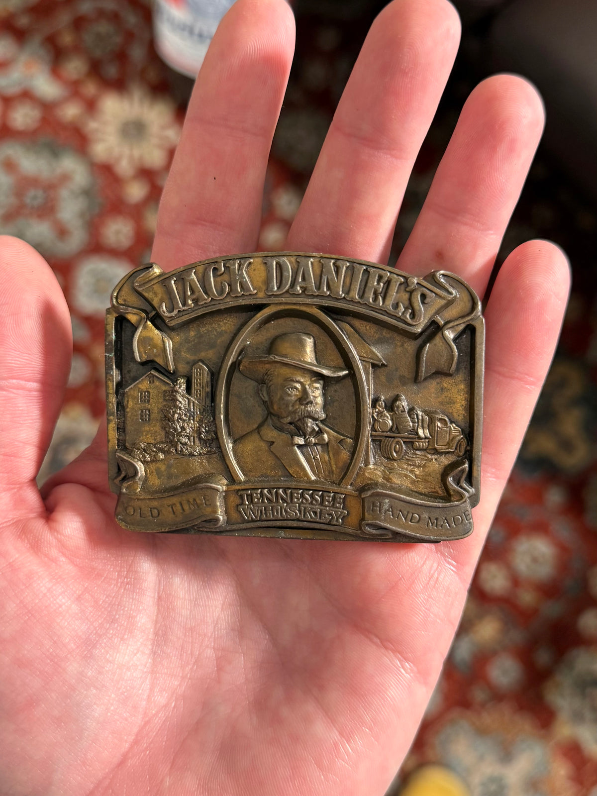 Vintage Jack Daniels Whiskey Belt Buckle