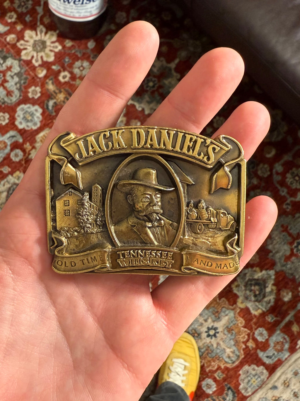Vintage Jack Daniels Whiskey Belt Buckle